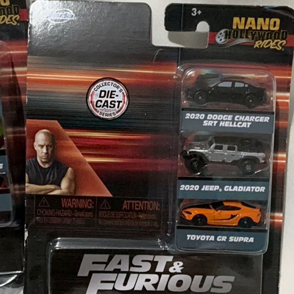 NIP 4 Packs JADA Nano Hollywood Rides Fast & Furious Die Cast Collectors Series - Picture 5 of 8